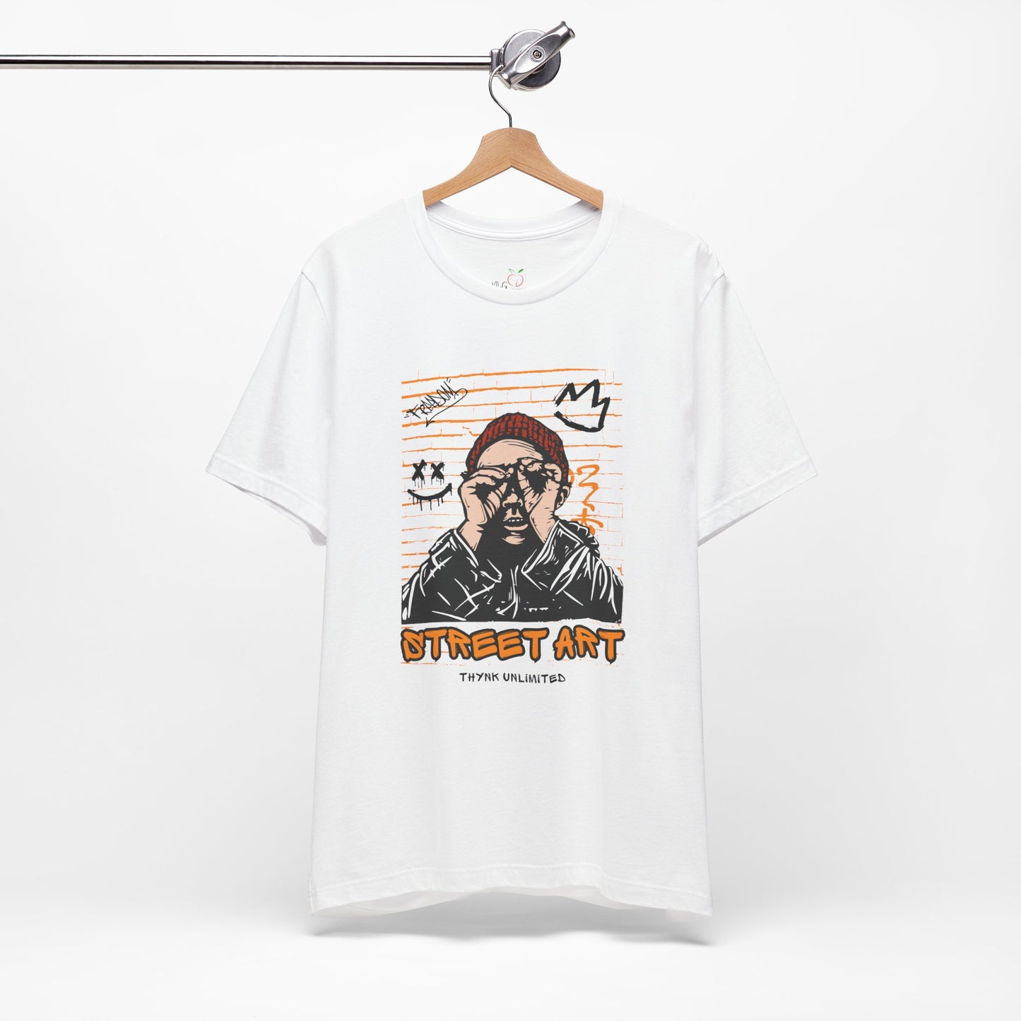 Street Art Short Sleeve Tee - Urban Style for Art Lovers - NLG Studio Design