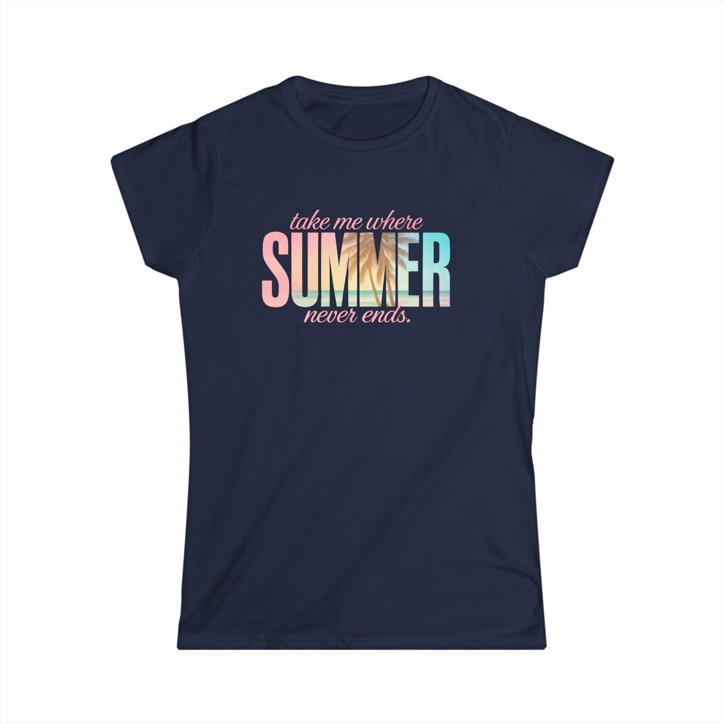 Women's Summer Vibe Tee, Casual Summer Shirt, Beach Vacation Tee, Fun Summer Outfit, Gift for Her