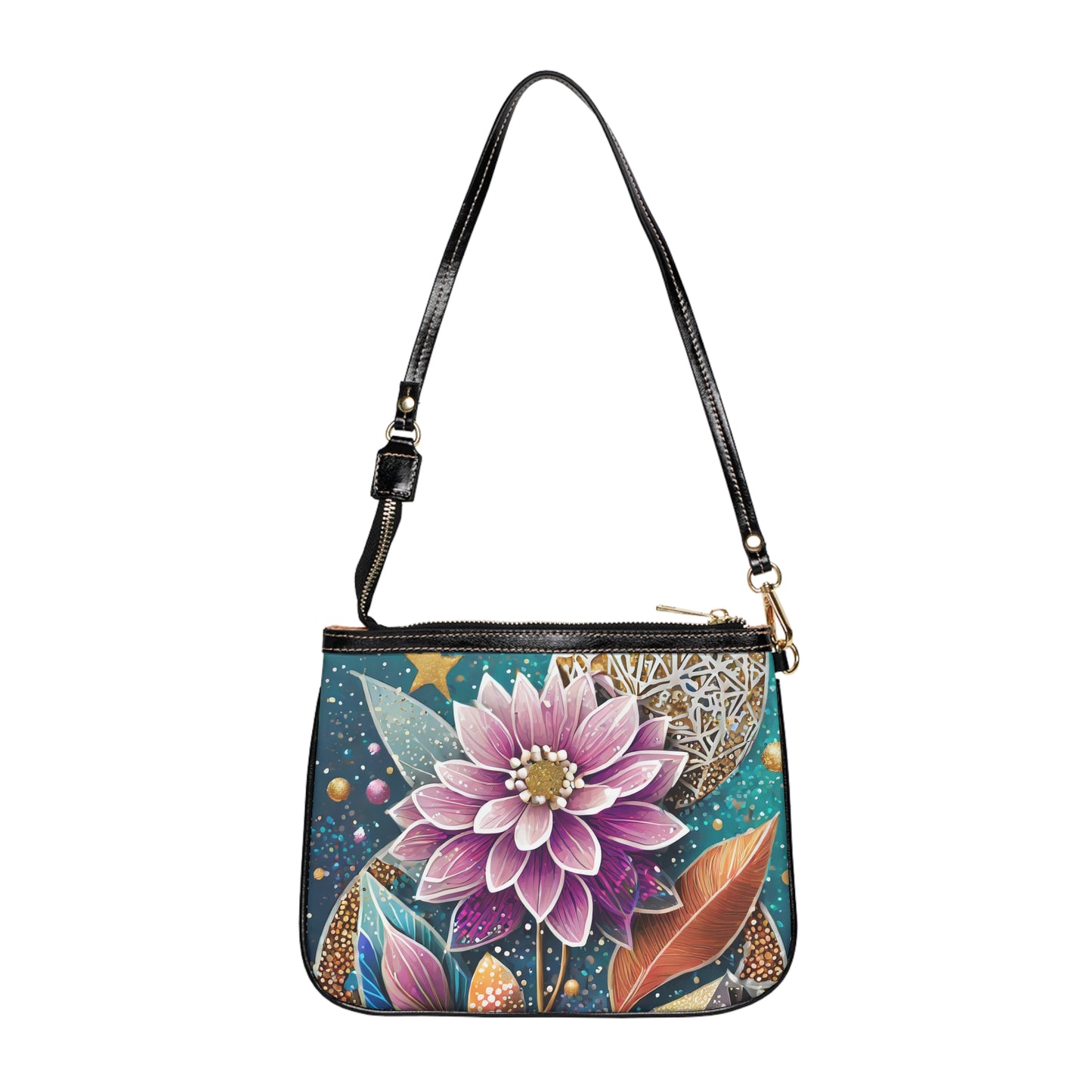 Colorful Floral Small Shoulder Bag - Trendy and Chic for Everyday Use - NLG Studio Design
