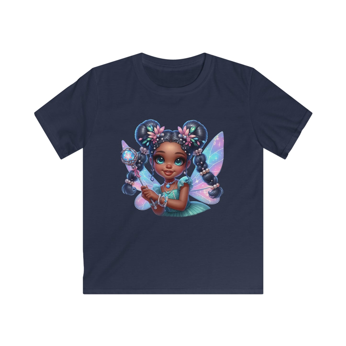 Magical Fairy Kids Softstyle Tee - Cute Children's T-Shirt with Fairy Design - NLG Studio Design