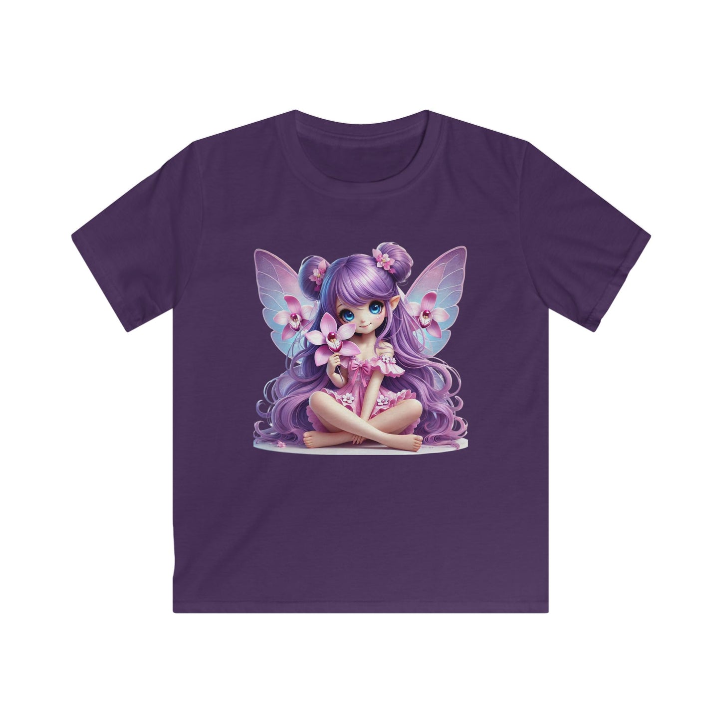 Whimsical Fairy Kids Softstyle Tee - Perfect for Playful Adventures - NLG Studio Design