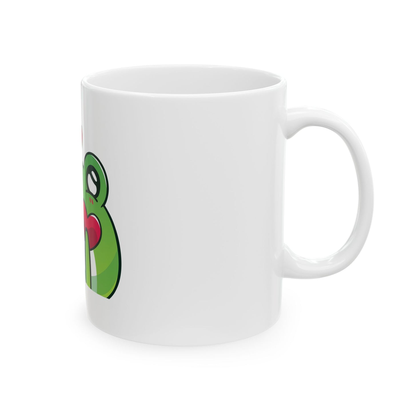 Cute Frog Love Ceramic Mug - Sweet Heart Design for Coffee Lovers - NLG Studio Design
