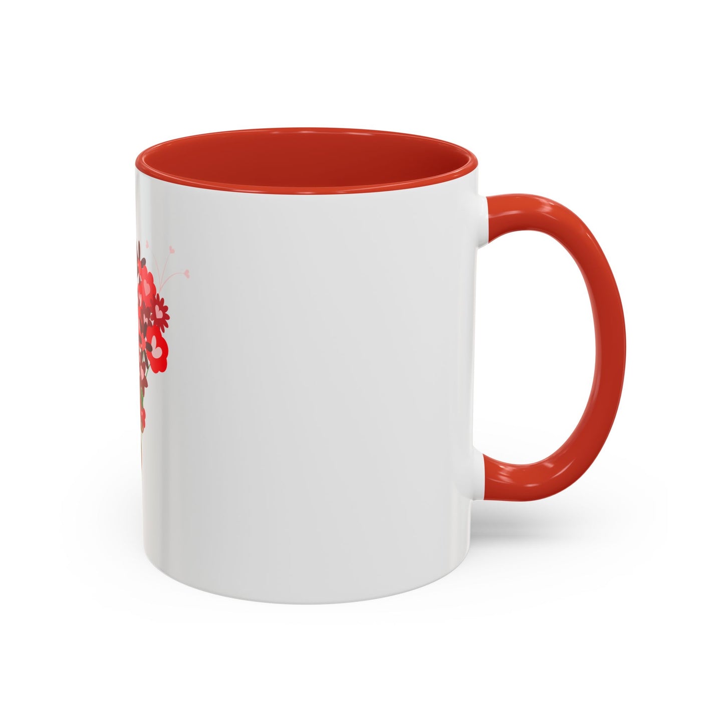 Cute Teddy Bear Accent Coffee Mug - Perfect Gift for Valentine’s Day and Bear Lovers - NLG Studio Design