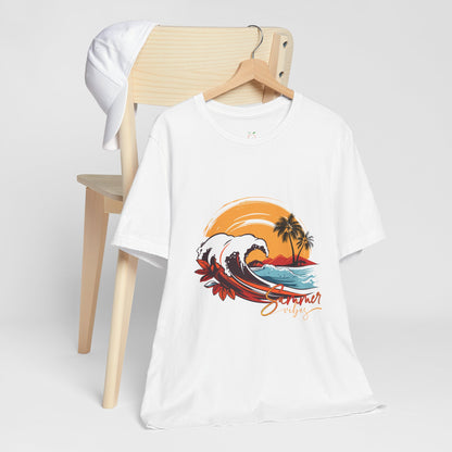Summer Vibes Graphic Tee - Jersey Short Sleeve - NLG Studio Design