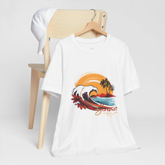 Summer Vibes Graphic Tee - Jersey Short Sleeve - NLG Studio Design