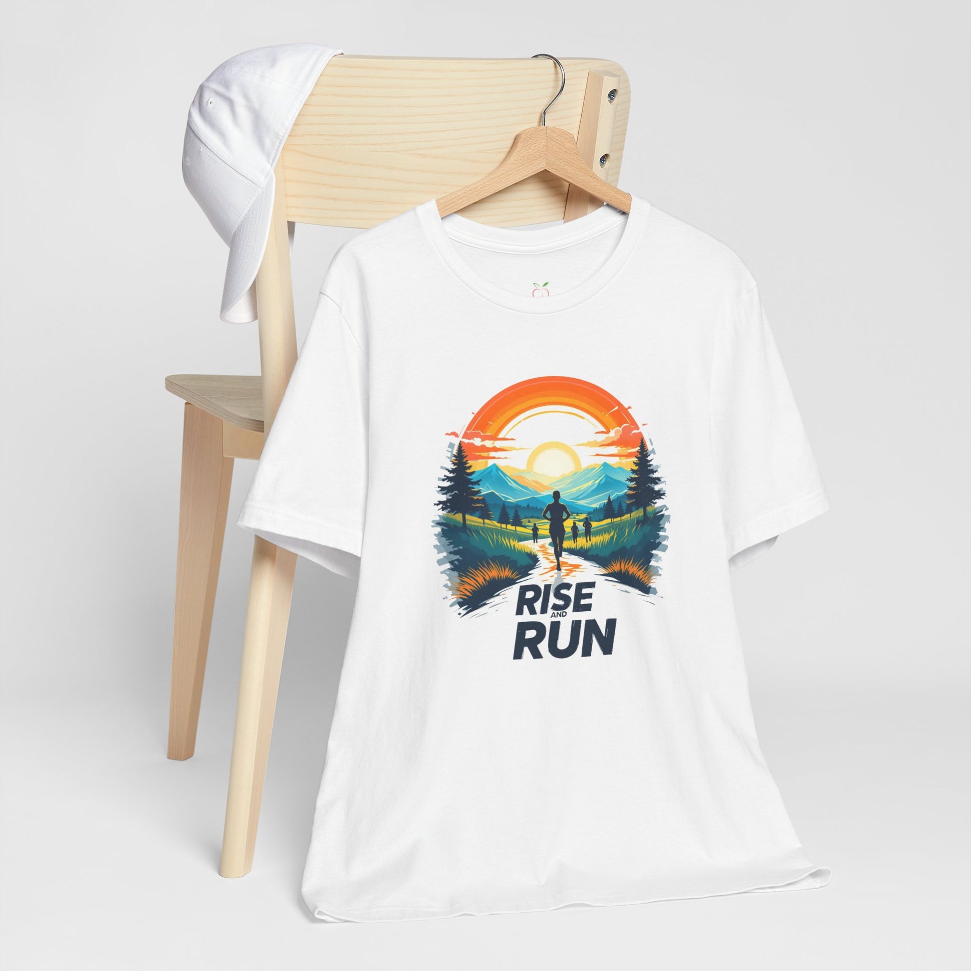 Rise Run Adventure Tee - Jersey Short Sleeve Shirt for Outdoor Enthusiasts - NLG Studio Design