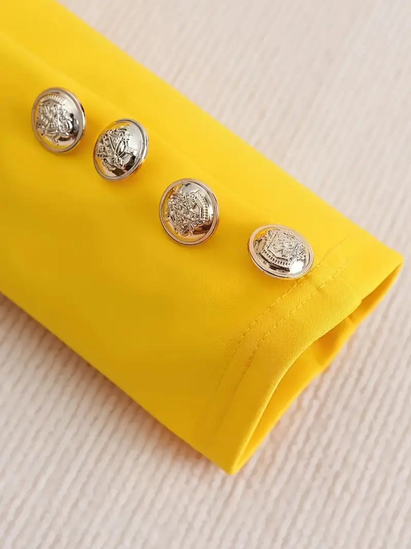 Women's Fashionable Solid Color Top And Printed Pants Set