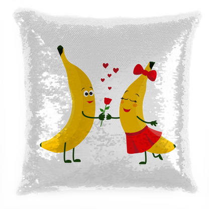 Cuscino Pailettes Love That Peels Like Magic 💛🍌 Valentine's Da - NLG Studio Design