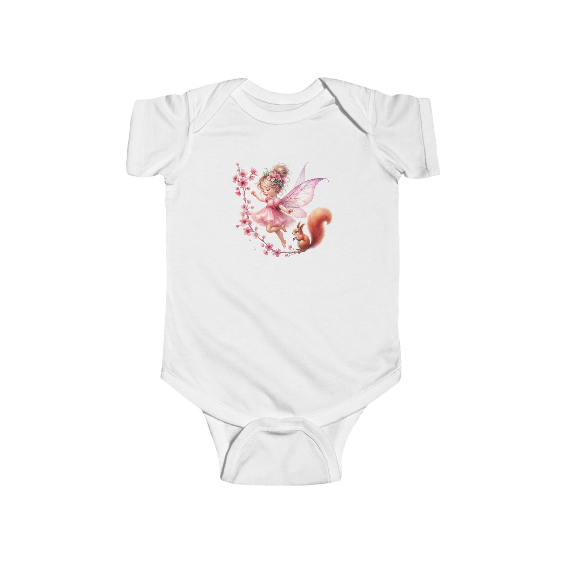 Fairy Blossom Infant Bodysuit - Adorable Cute Design for Baby Girls - NLG Studio Design