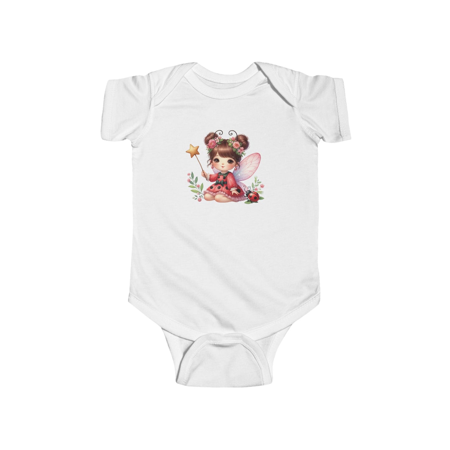Whimsical Fairy Infant Bodysuit - Cute Baby Outfit for Newborns - NLG Studio Design