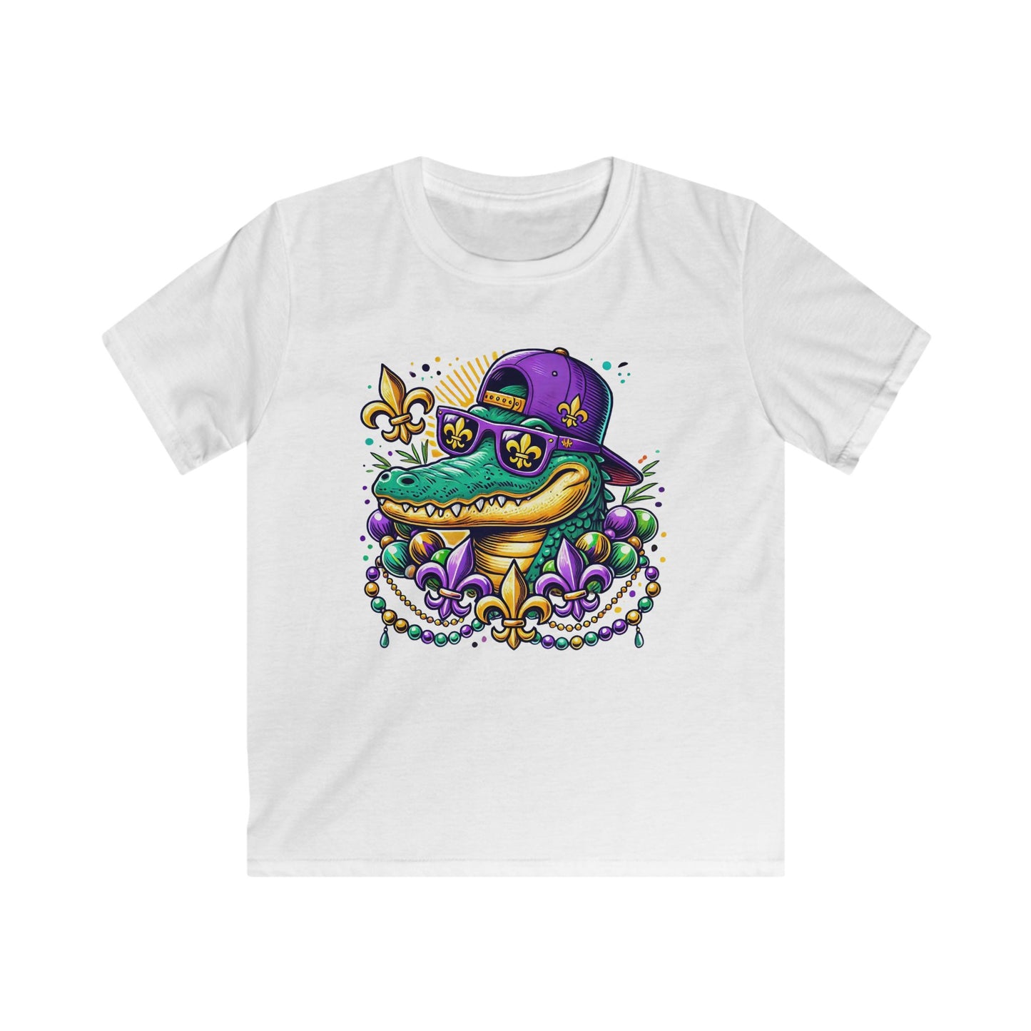 Festive Alligator Kids Tee - Design - NLG Studio Design
