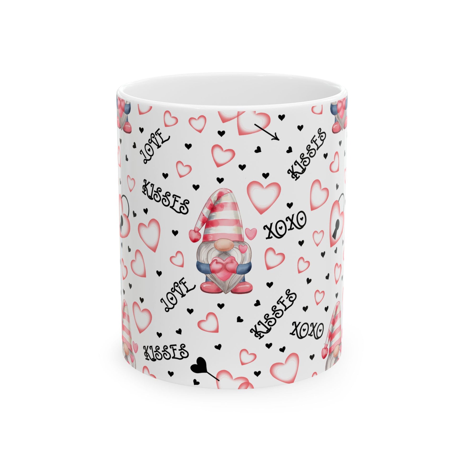 Love Gnome Ceramic Mug - Perfect for Valentine's Day Gifts - NLG Studio Design