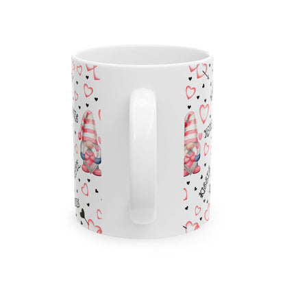 Love Gnome Ceramic Mug - Perfect for Valentine's Day Gifts - NLG Studio Design