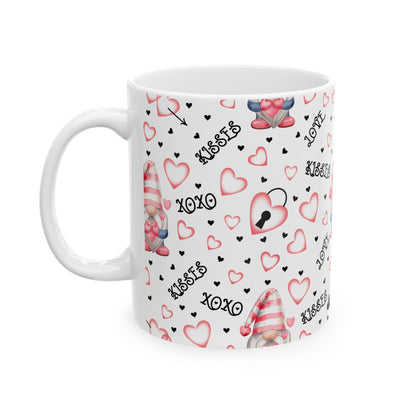 Love Gnome Ceramic Mug - Perfect for Valentine's Day Gifts - NLG Studio Design
