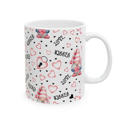 Love Gnome Ceramic Mug - Perfect for Valentine's Day Gifts - NLG Studio Design