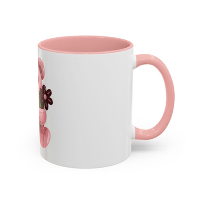 Cute Bear Love Accent Mug - Perfect Gift for Valentine's Day - NLG Studio Design
