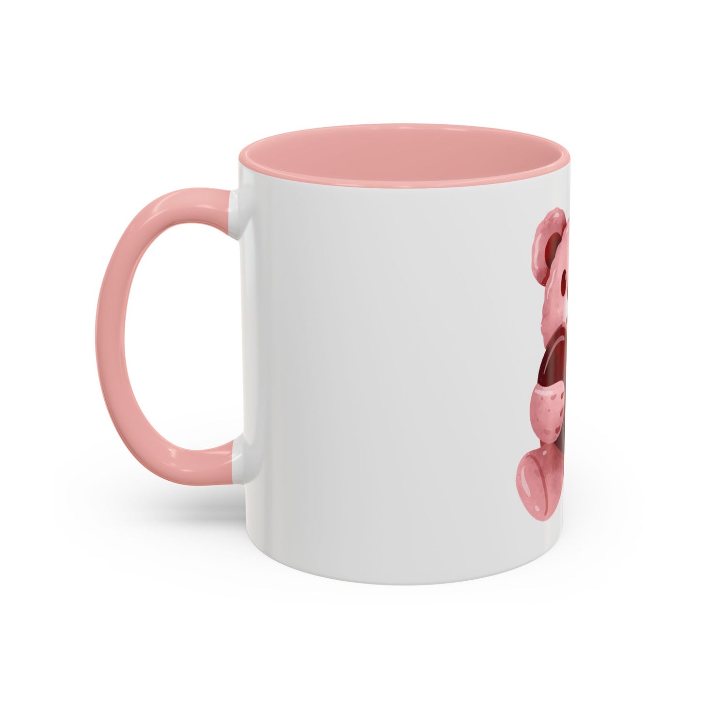 Cute Bear Love Accent Mug - Perfect Gift for Valentine's Day - NLG Studio Design