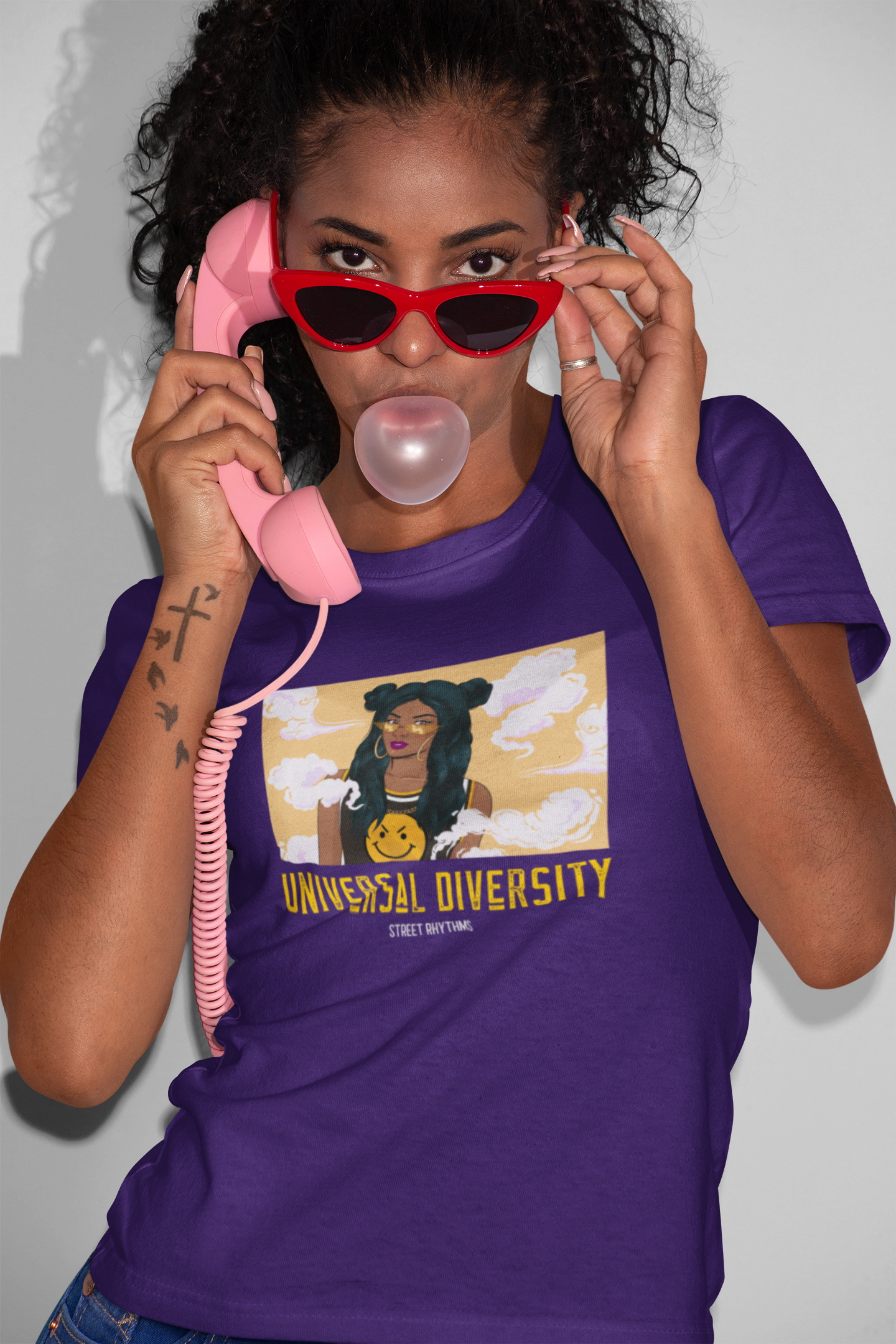 Universal Diversity Women's Tee - Celebrating Inclusivity and Self-Expression - NLG Studio Design