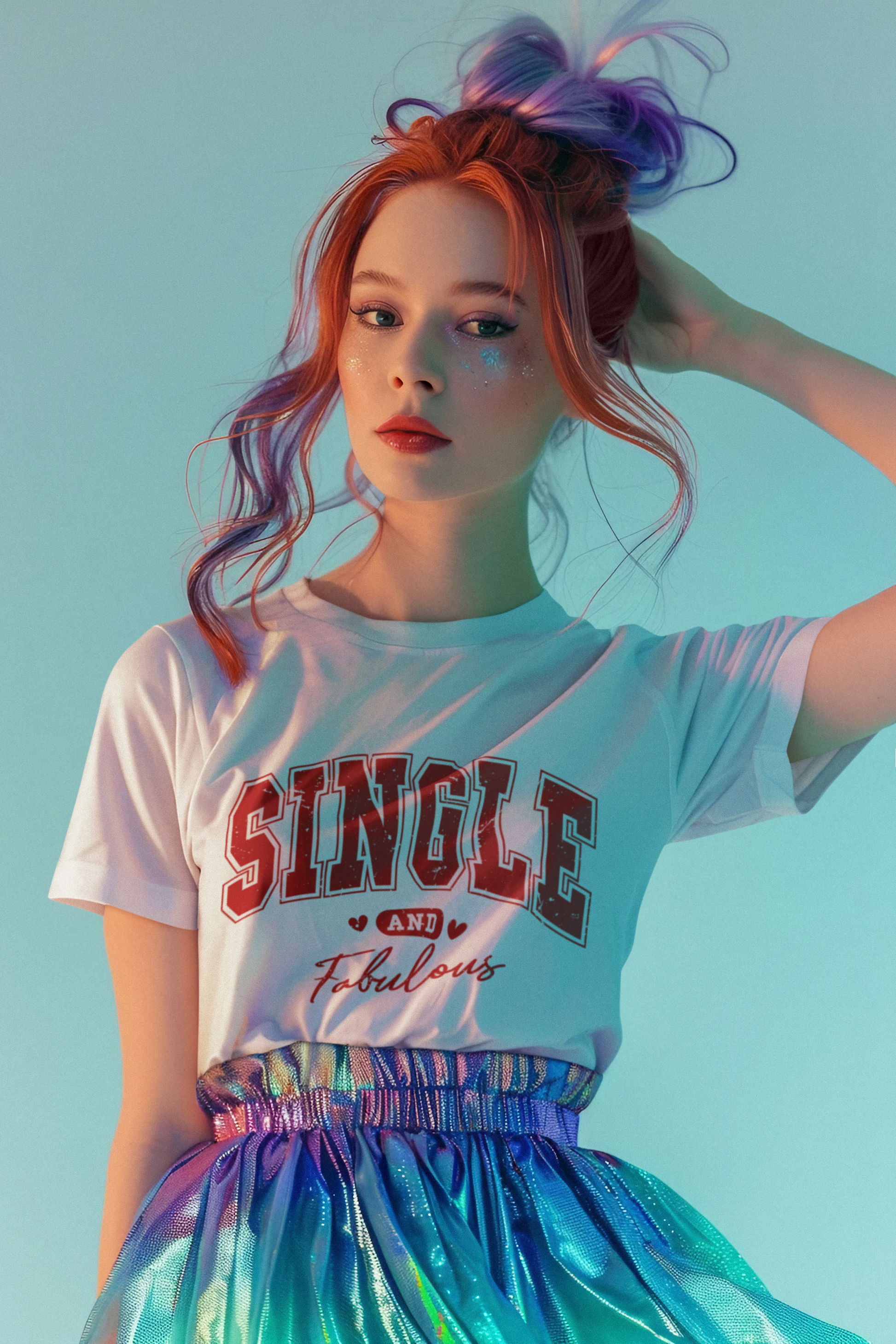 Single and Fabulous Women's Softstyle Tee - NLG Studio Design
