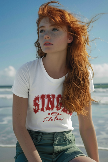Single and Fabulous Women's Softstyle Tee - NLG Studio Design